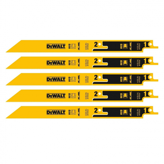 Dewalt DT2416 Pack de 5 Lames Métal Break Away 230mm