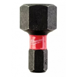 Milwaukee x2 Embouts 12mm x 25mm de Vissage Shockwave (4932430900)