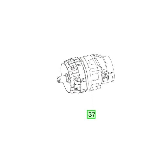 Milwaukee 4931435981 Carter d'engrenage pour perceuse M12BPD