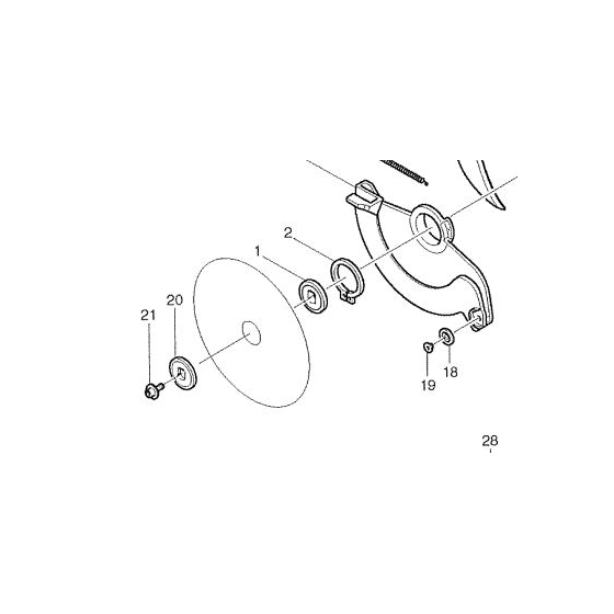 Makita 224339-9 Flasque Intérieur