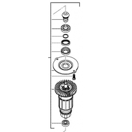 Milwaukee 4931446592 Induit Perforateur HD18HX