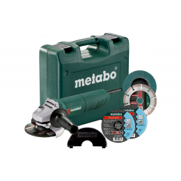 Metabo W1150-125 Set Meuleuse 1150W d'angle ø125mm avec accessoires (601238900)