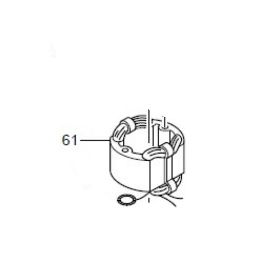 Makita 528706-3 Inducteur pour perforateur HR3520B