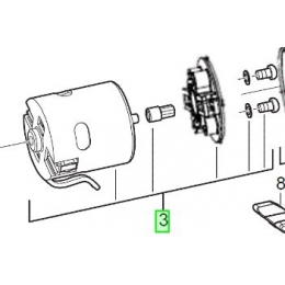 AEG 4931447194 Moteur de Perceuse, Visseuse BSS18C