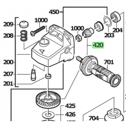 Milwaukee 4931369937 Roue conique complète de meuleuse