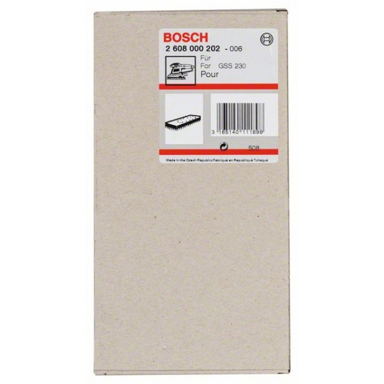 Bosch Plateau de ponçage Velcro 185x93mm GSS 230 A, GSS 230 AE (2608000165 - 2608000202)