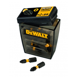 Dewalt x25 Embouts PH2 de Vissage Impact Torsion Extreme 25mm (DT70555)