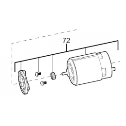 AEG 4931440634 Moteur Complet 14V pour BS14G2