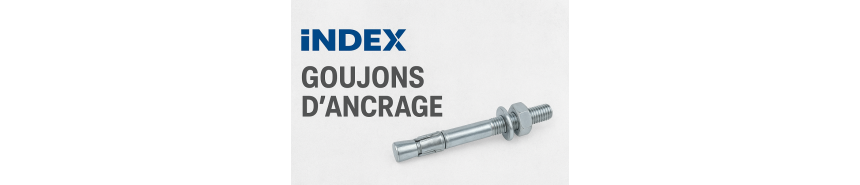 Goujons d’ancrage – Fixations robustes pour charges lourdes