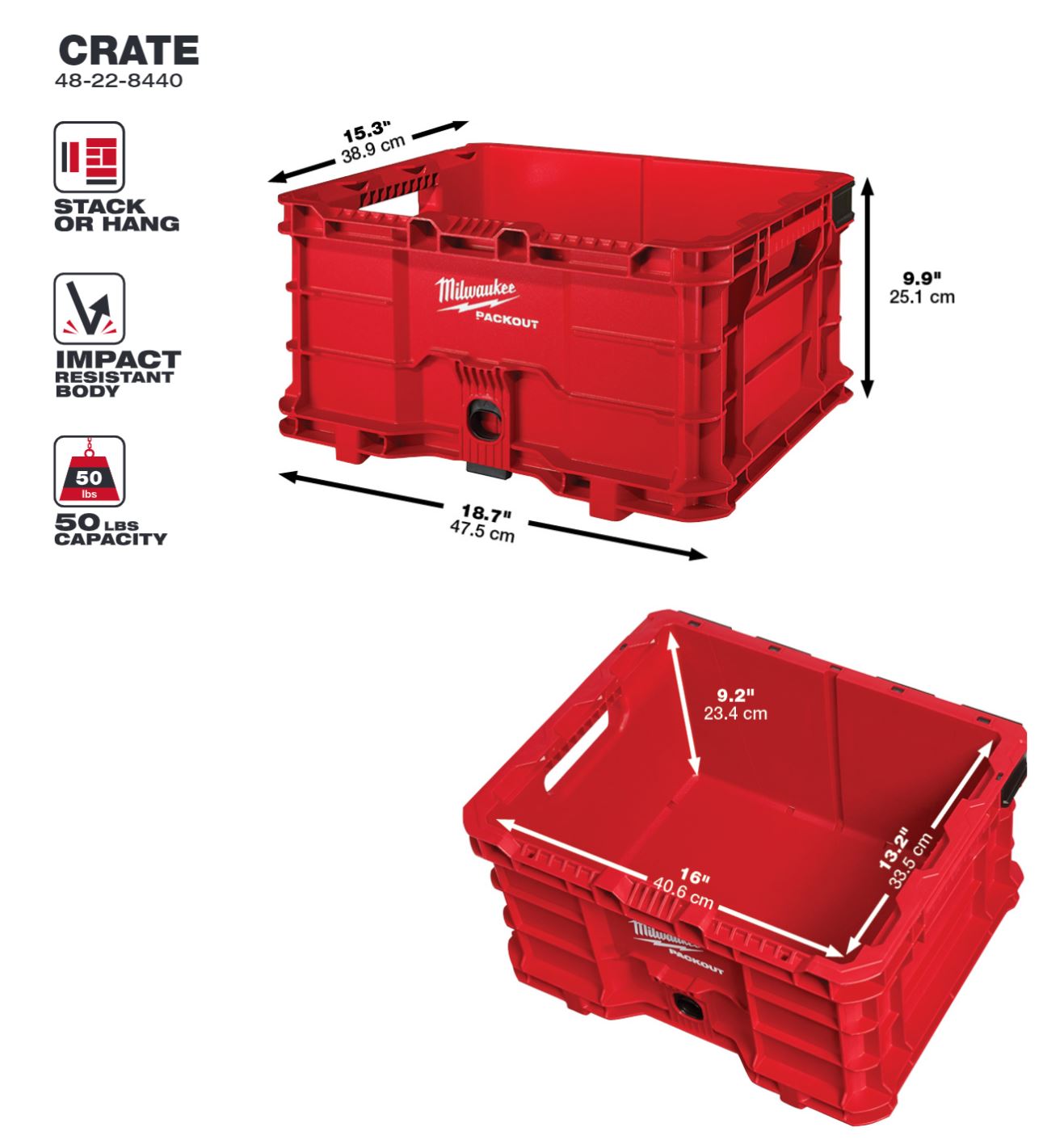 Milwaukee Caisse Packout de rangement (4932471724)